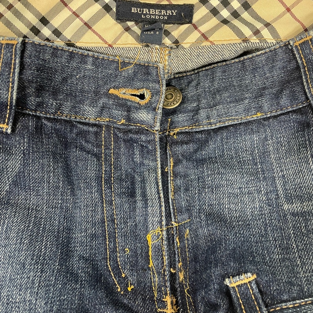 Burberry London,women denim skirt..size 8 - Picture 13 of 16